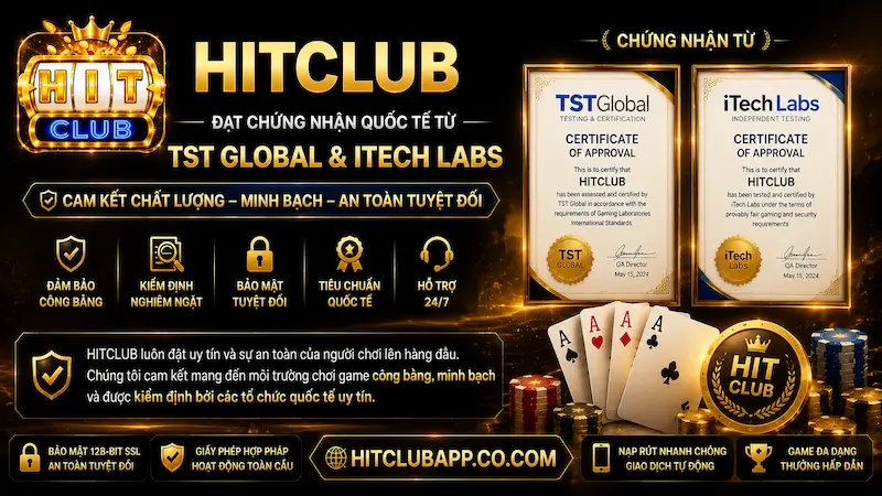 Giấy Phép Hoạt Động 3 TST Global và iTech Labs là hai tổ chức kiểm định kỹ thuật độc lập hàng đầu thế giới